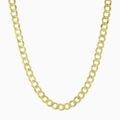 Curb Link Solid Chain in 10K Gold