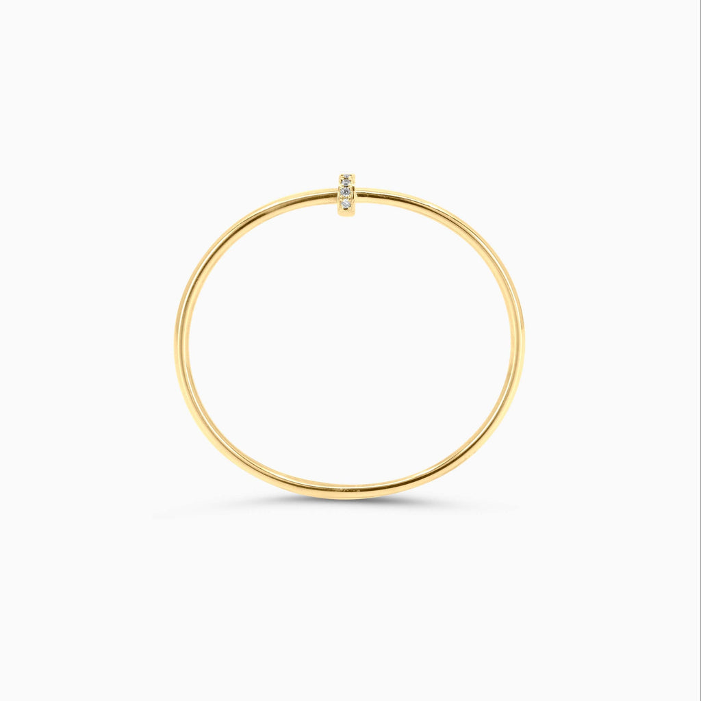 10K Gold Classic Bangle Bracelet