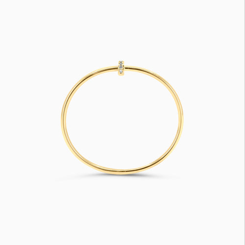 10K Gold Classic Bangle Bracelet