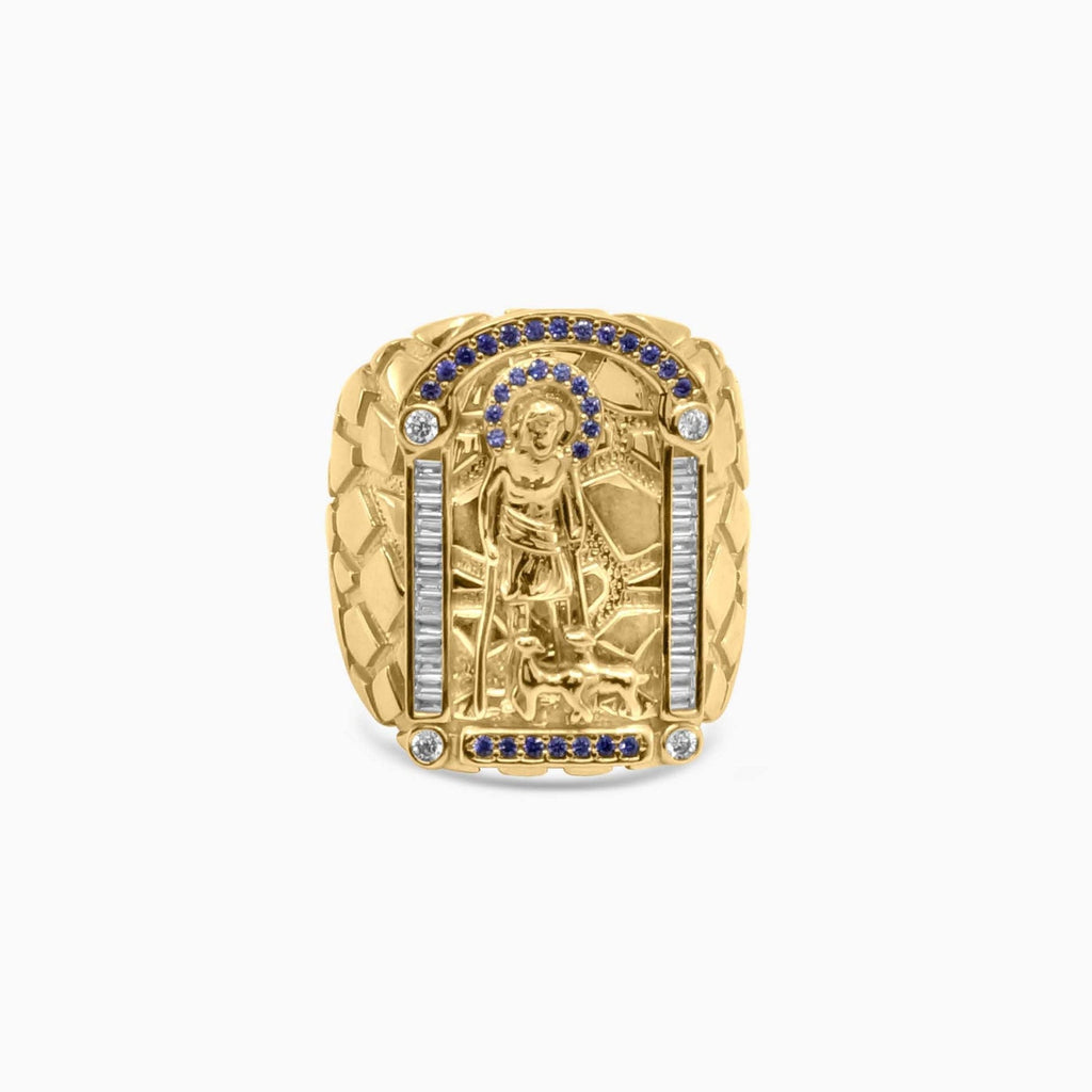 Anillo de oro de 10K de San Lázaro