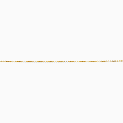 10k Classic Cable Link Chain Necklace